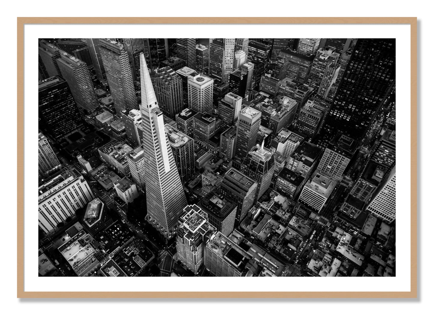 Framed photograph of First Impressions by Dylan Ozanich, Oak frame, Borders