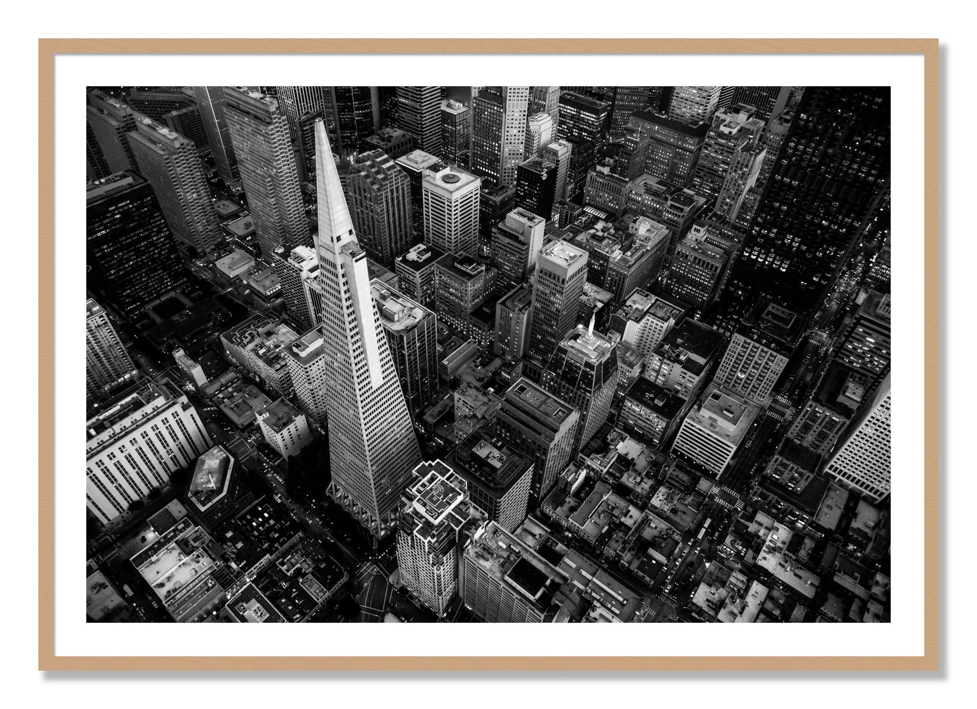 Framed photograph of First Impressions by Dylan Ozanich, Oak frame, Borders