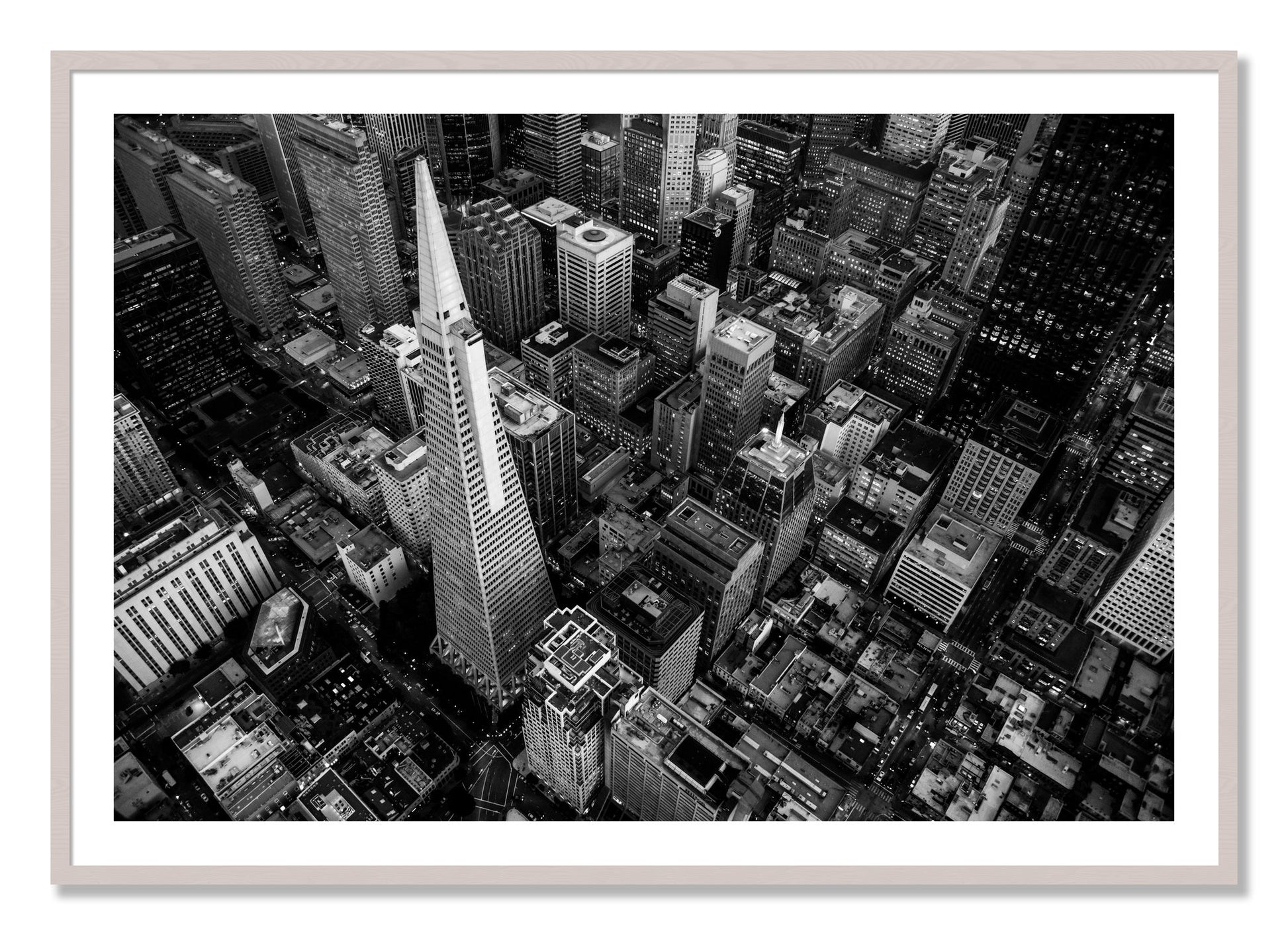 Framed photograph of First Impressions by Dylan Ozanich, White Maple frame, Borders