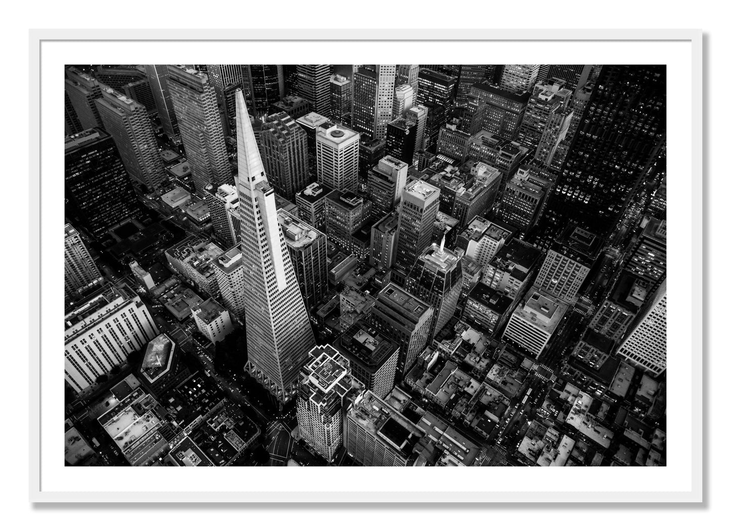 Framed photograph of First Impressions by Dylan Ozanich, White frame, Borders
