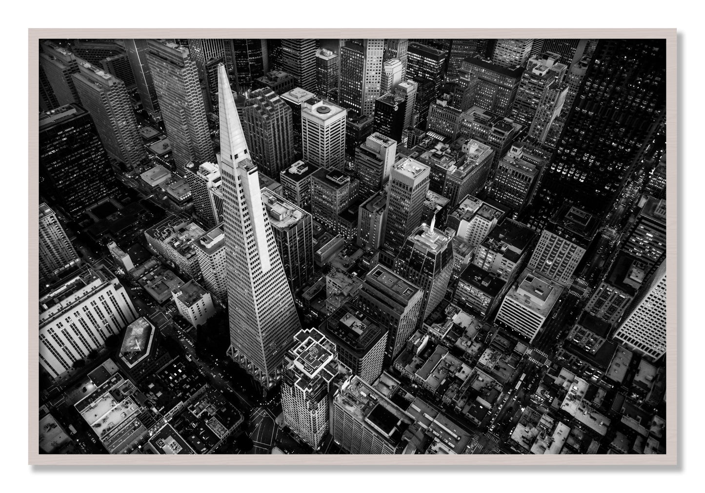 Framed photograph of First Impressions by Dylan Ozanich, White Maple frame, Full Bleed