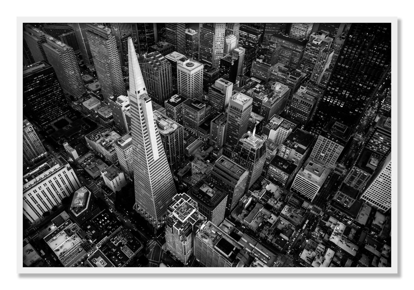 Framed photograph of First Impressions by Dylan Ozanich, White frame, Full Bleed