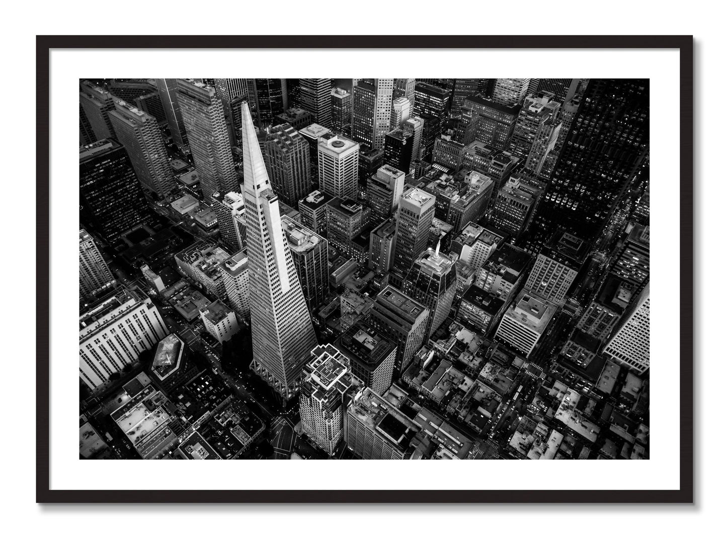 Framed photograph of First Impressions by Dylan Ozanich, Black Walnut frame, Borders