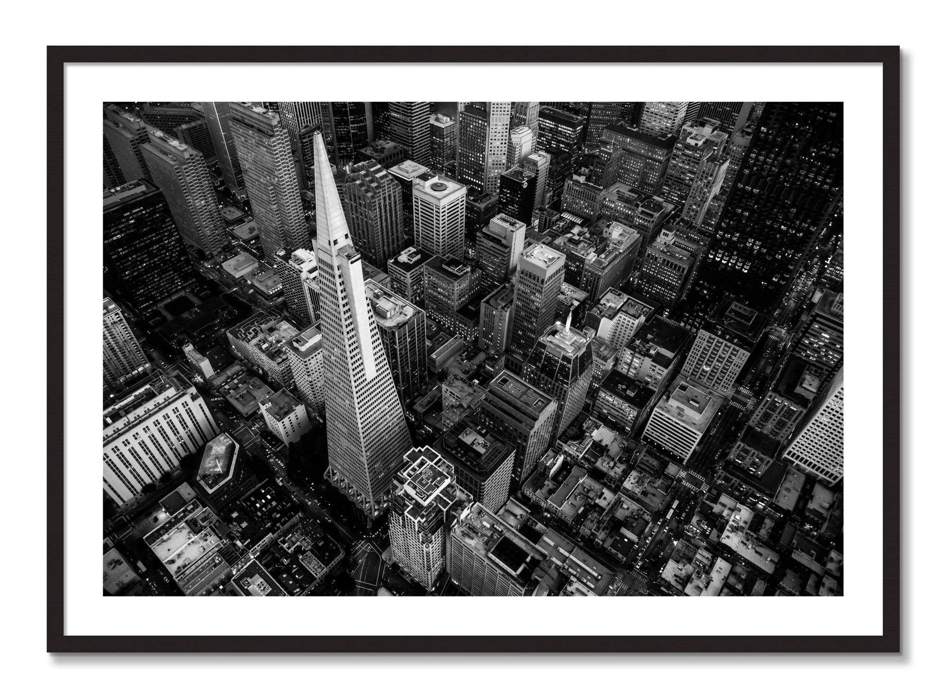 Framed photograph of First Impressions by Dylan Ozanich, Black Walnut frame, Borders