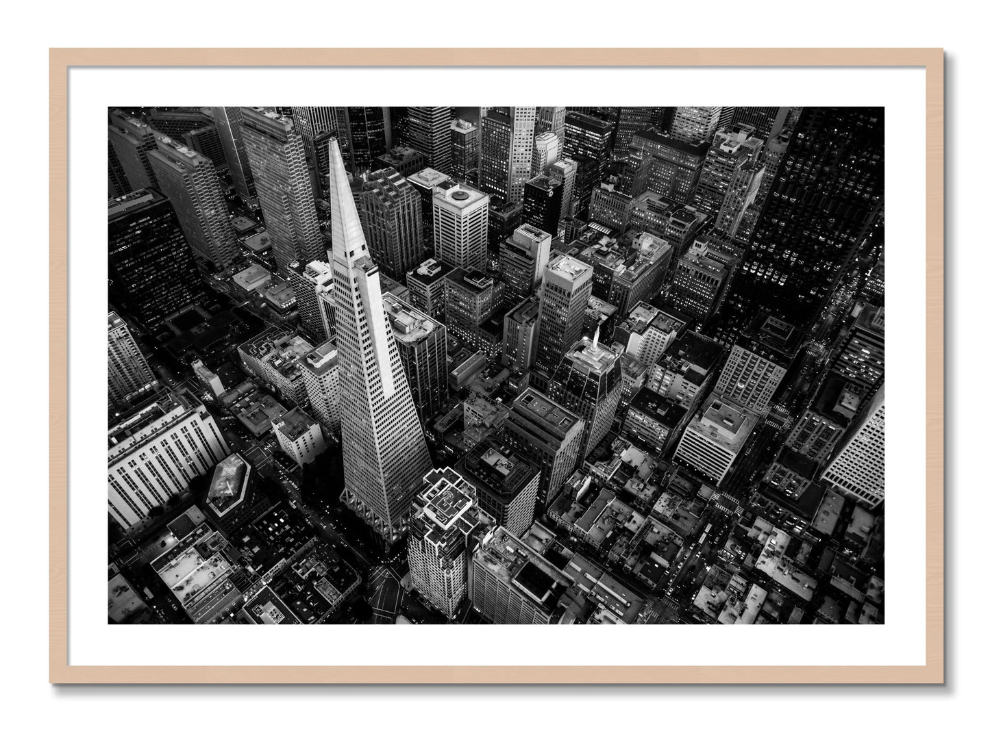 Framed photograph of First Impressions by Dylan Ozanich, Maple frame, Borders