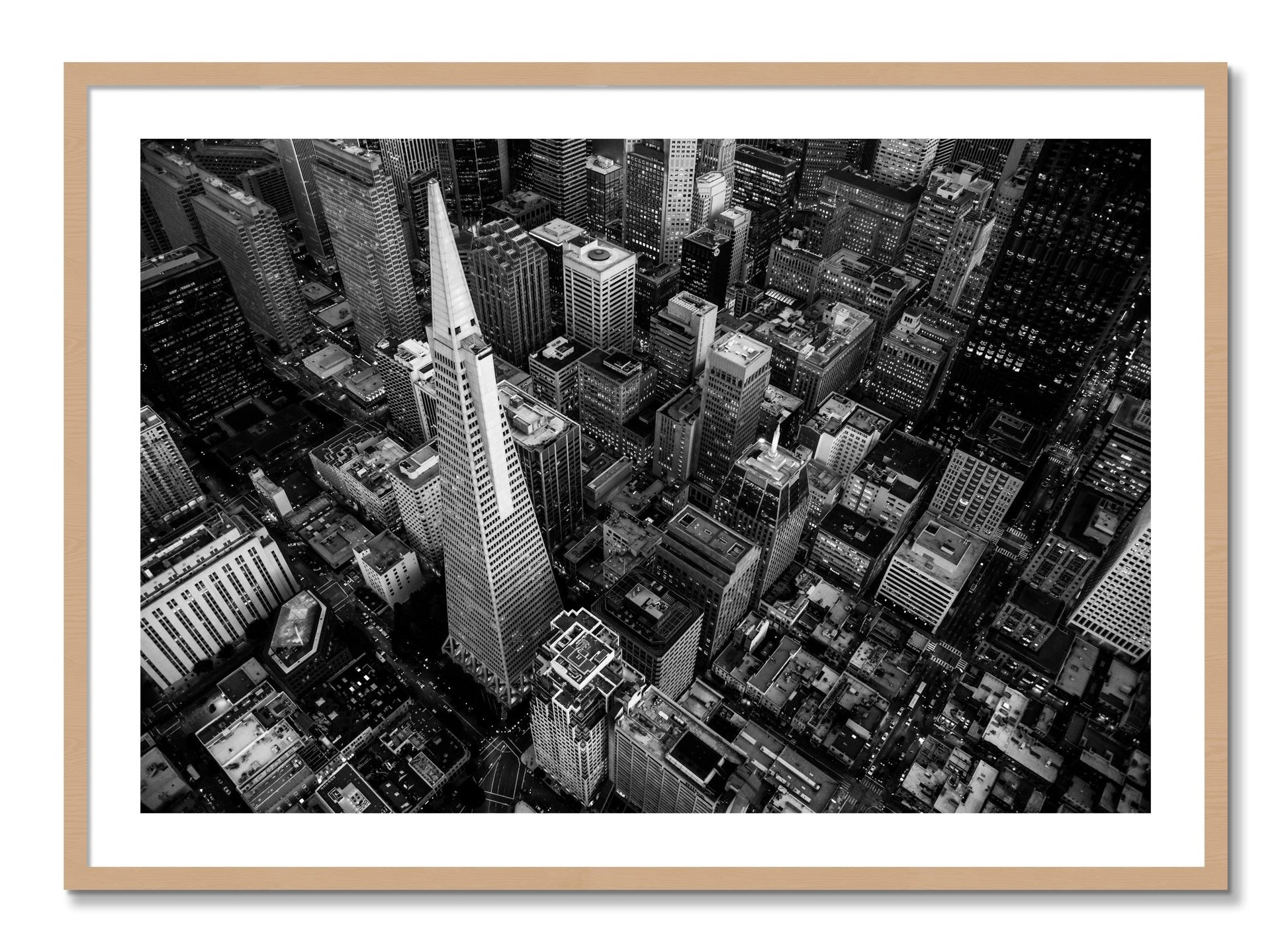 Framed photograph of First Impressions by Dylan Ozanich, Oak frame, Borders