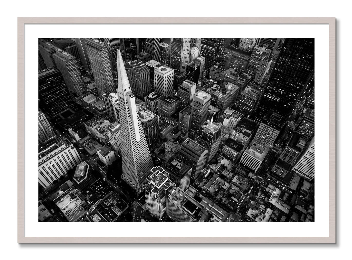 Framed photograph of First Impressions by Dylan Ozanich, White Maple frame, Borders