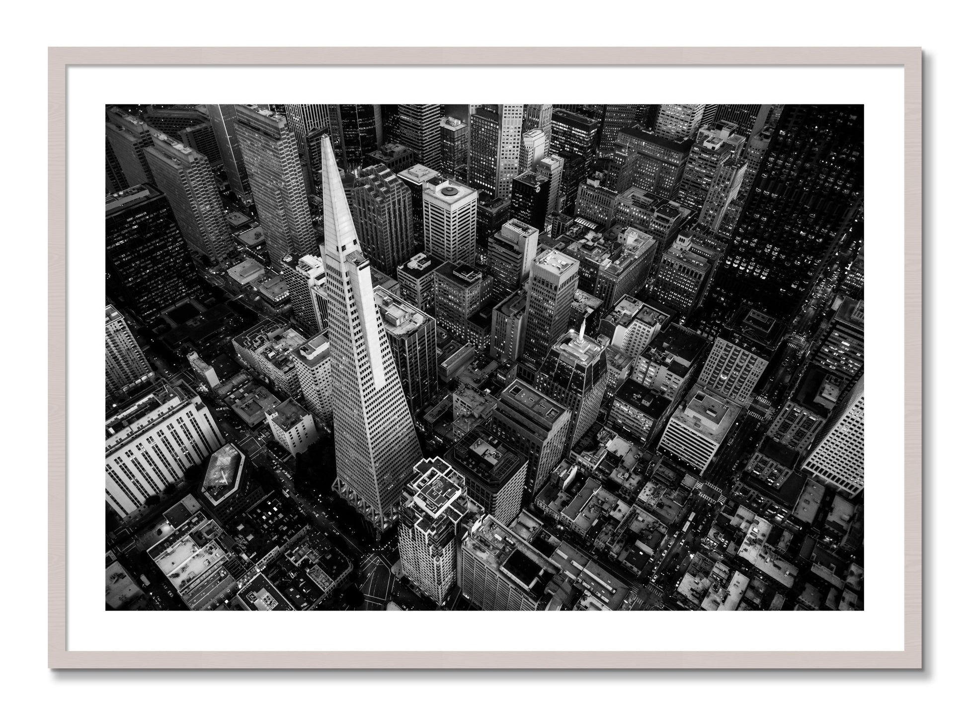 Framed photograph of First Impressions by Dylan Ozanich, White Maple frame, Borders