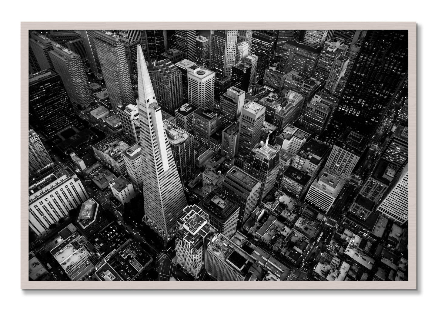 Framed photograph of First Impressions by Dylan Ozanich, White Maple frame, Full Bleed