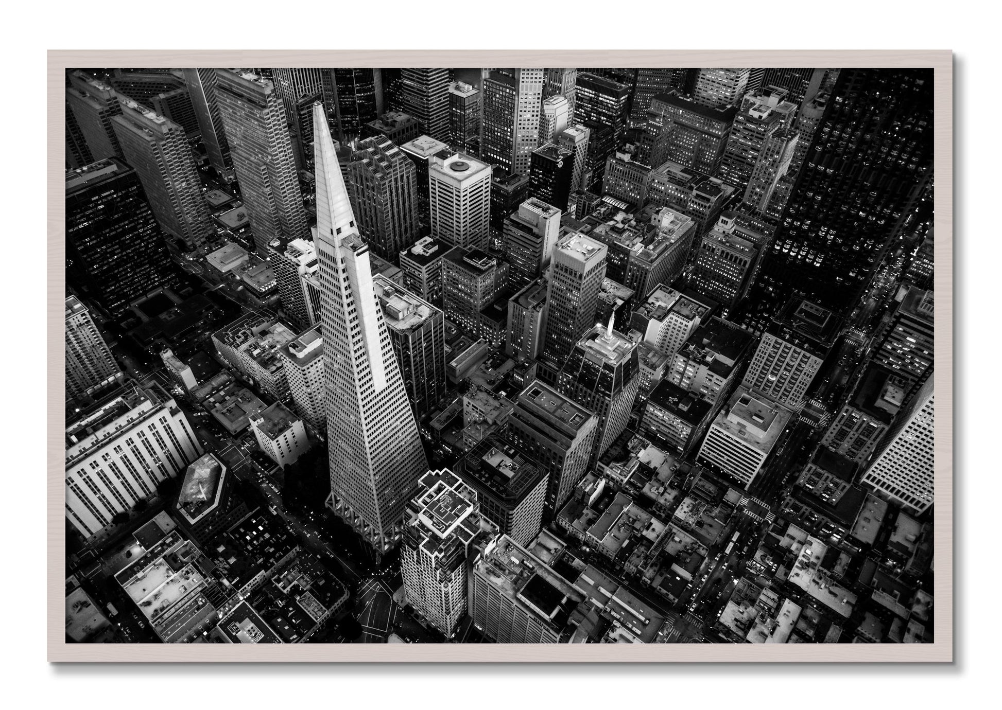 Framed photograph of First Impressions by Dylan Ozanich, White Maple frame, Full Bleed