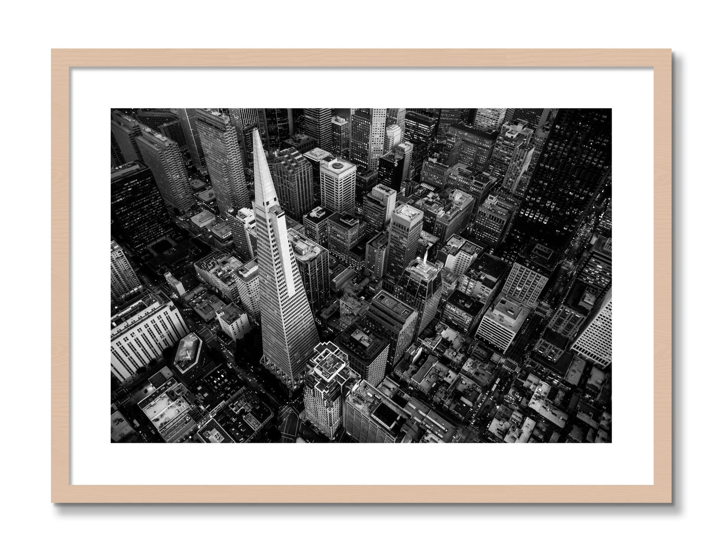 Framed photograph of First Impressions by Dylan Ozanich, Maple frame, Borders