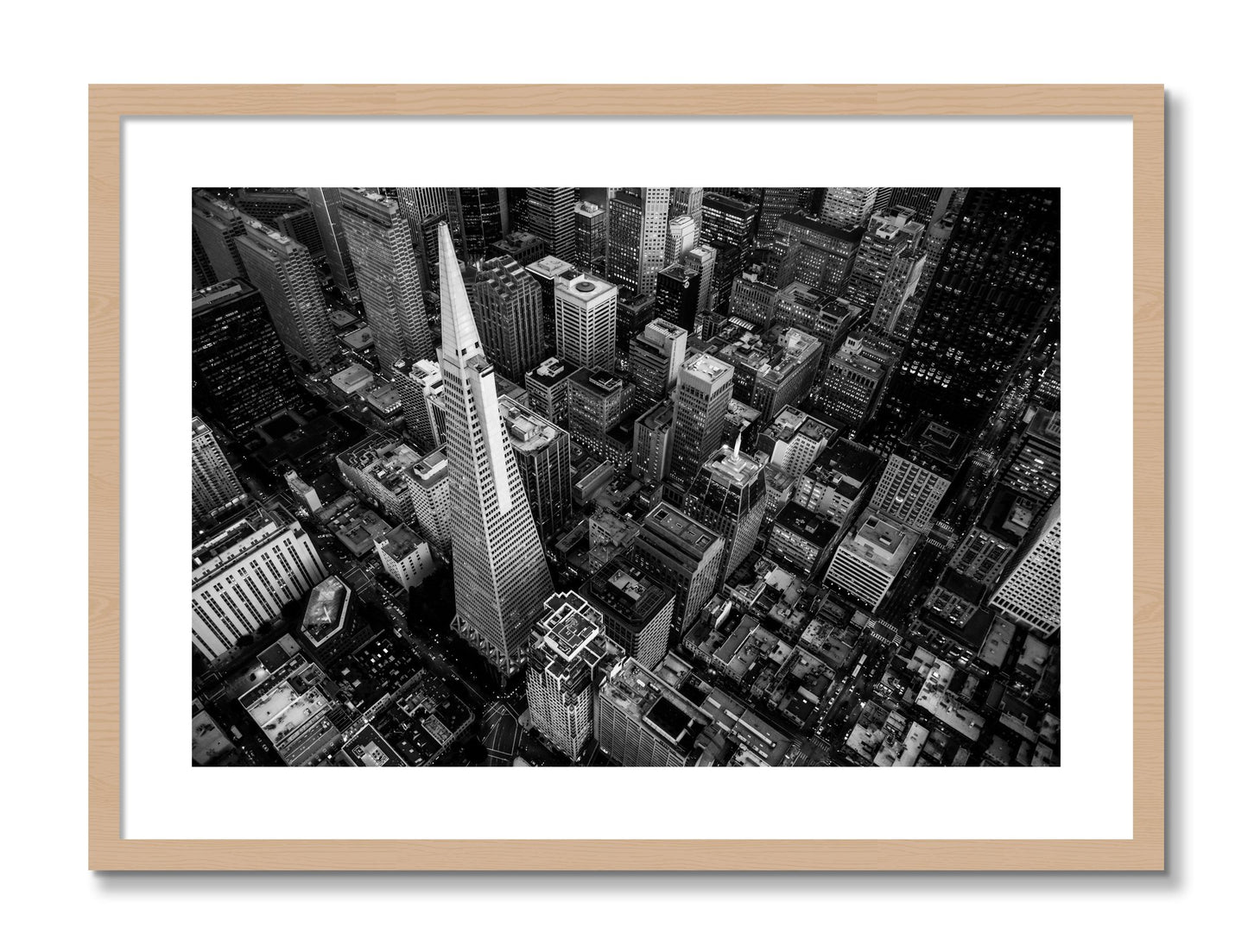 Framed photograph of First Impressions by Dylan Ozanich, Oak frame, Borders