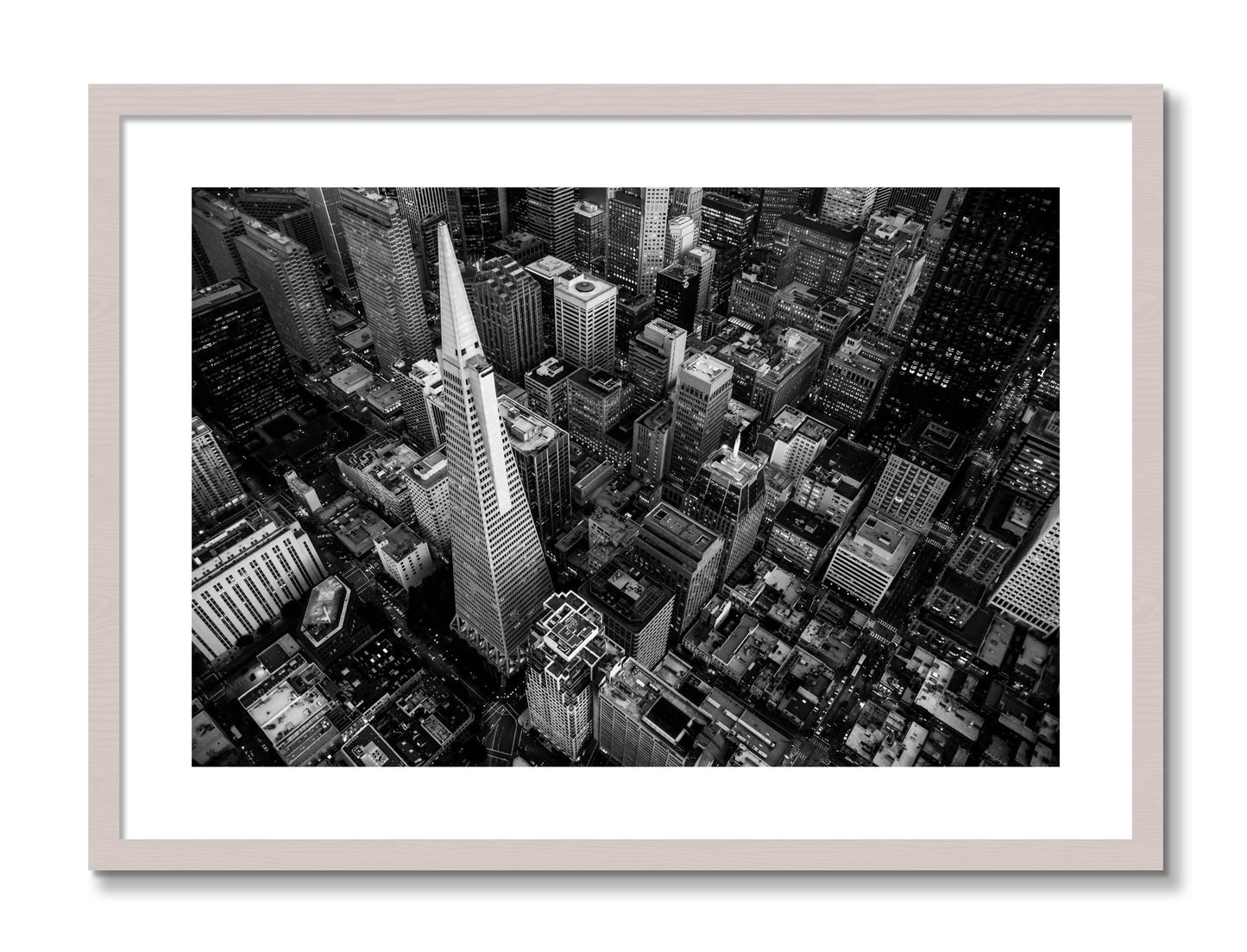 Framed photograph of First Impressions by Dylan Ozanich, White Maple frame, Borders