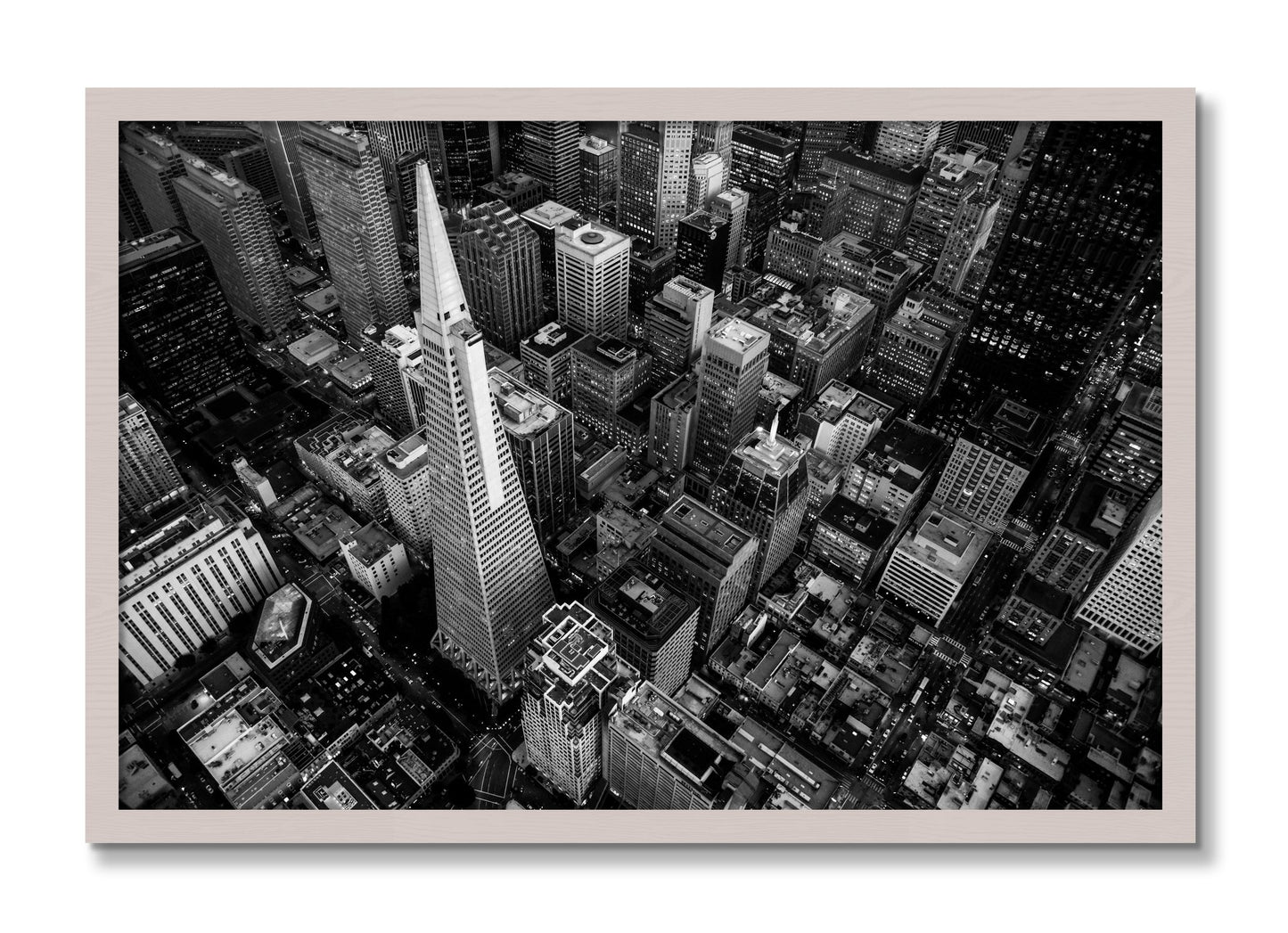 Framed photograph of First Impressions by Dylan Ozanich, White Maple frame, Full Bleed