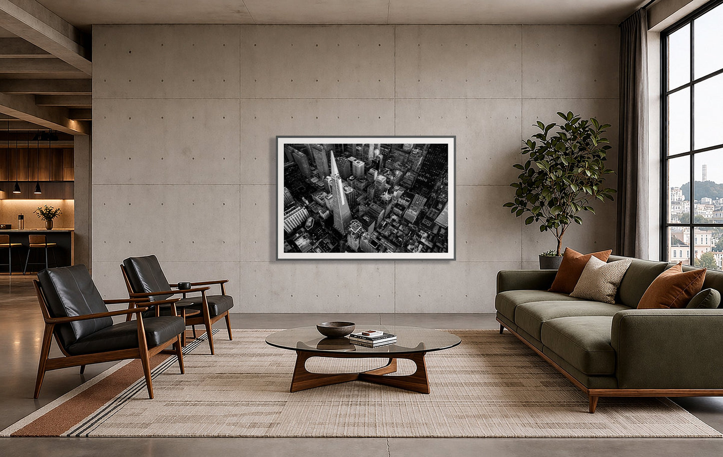 Framed photograph of First Impressions by Dylan Ozanich displayed on a wall