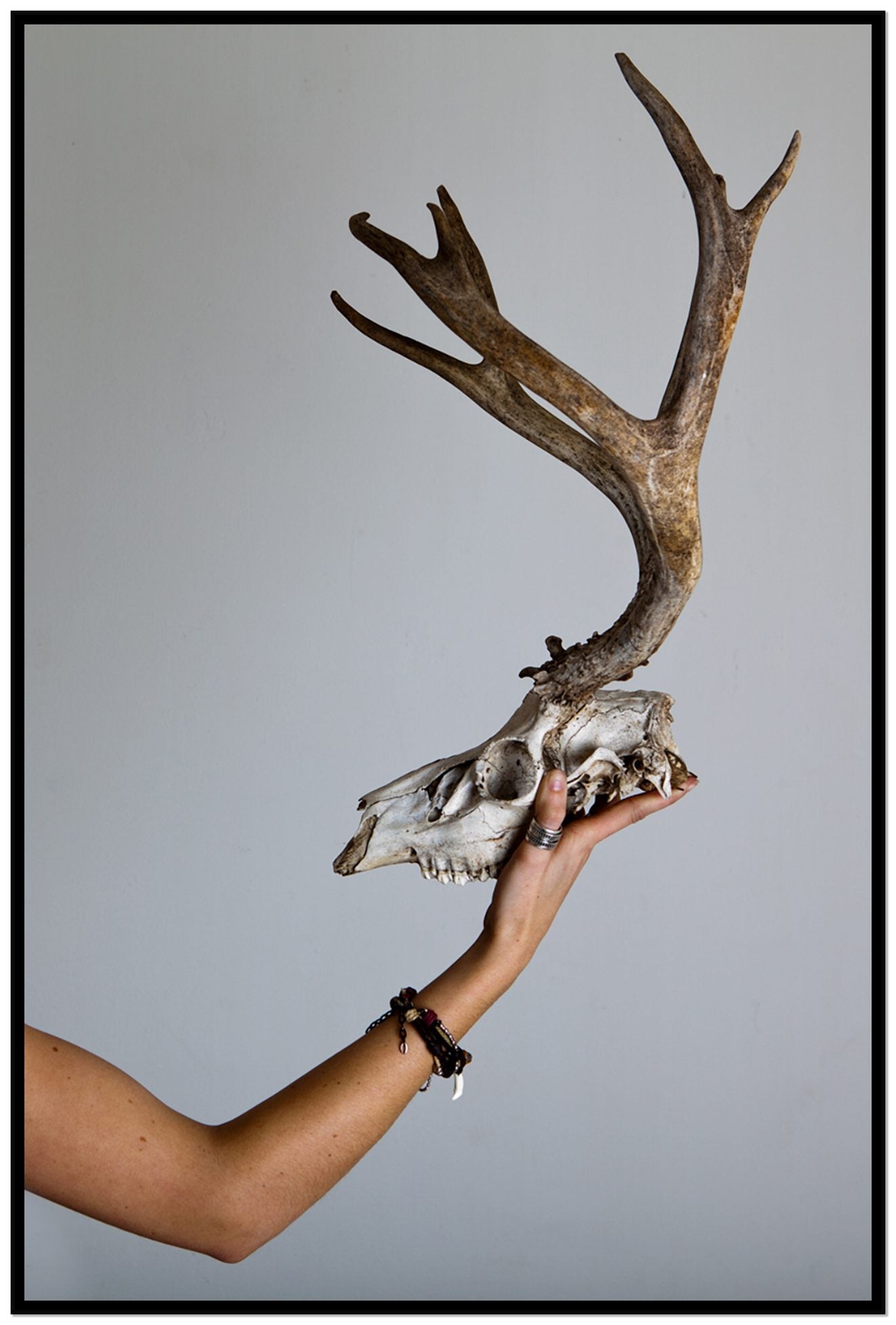 First Kill by Dylan Ozanich, 48×72 Full Bleed Print in a Black frame
