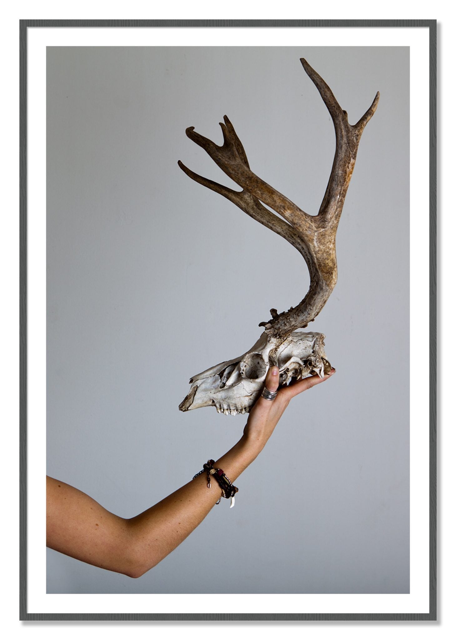 Framed photograph of First Kill by Dylan Ozanich, Grey frame, Borders