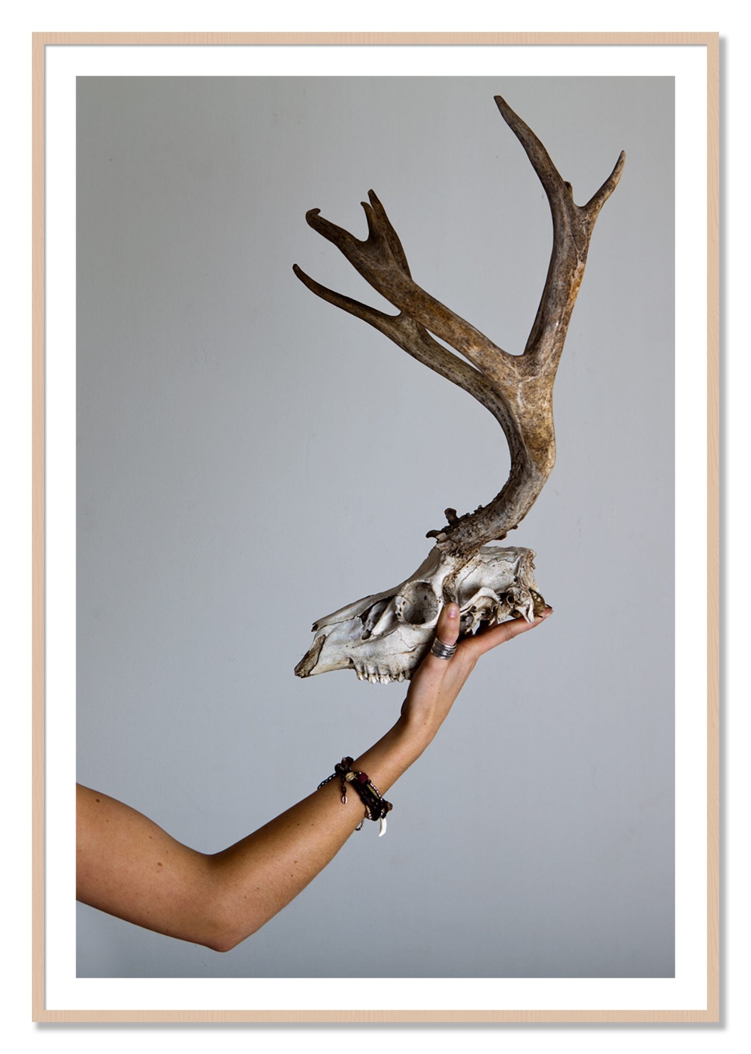 Framed photograph of First Kill by Dylan Ozanich, Maple frame, Borders