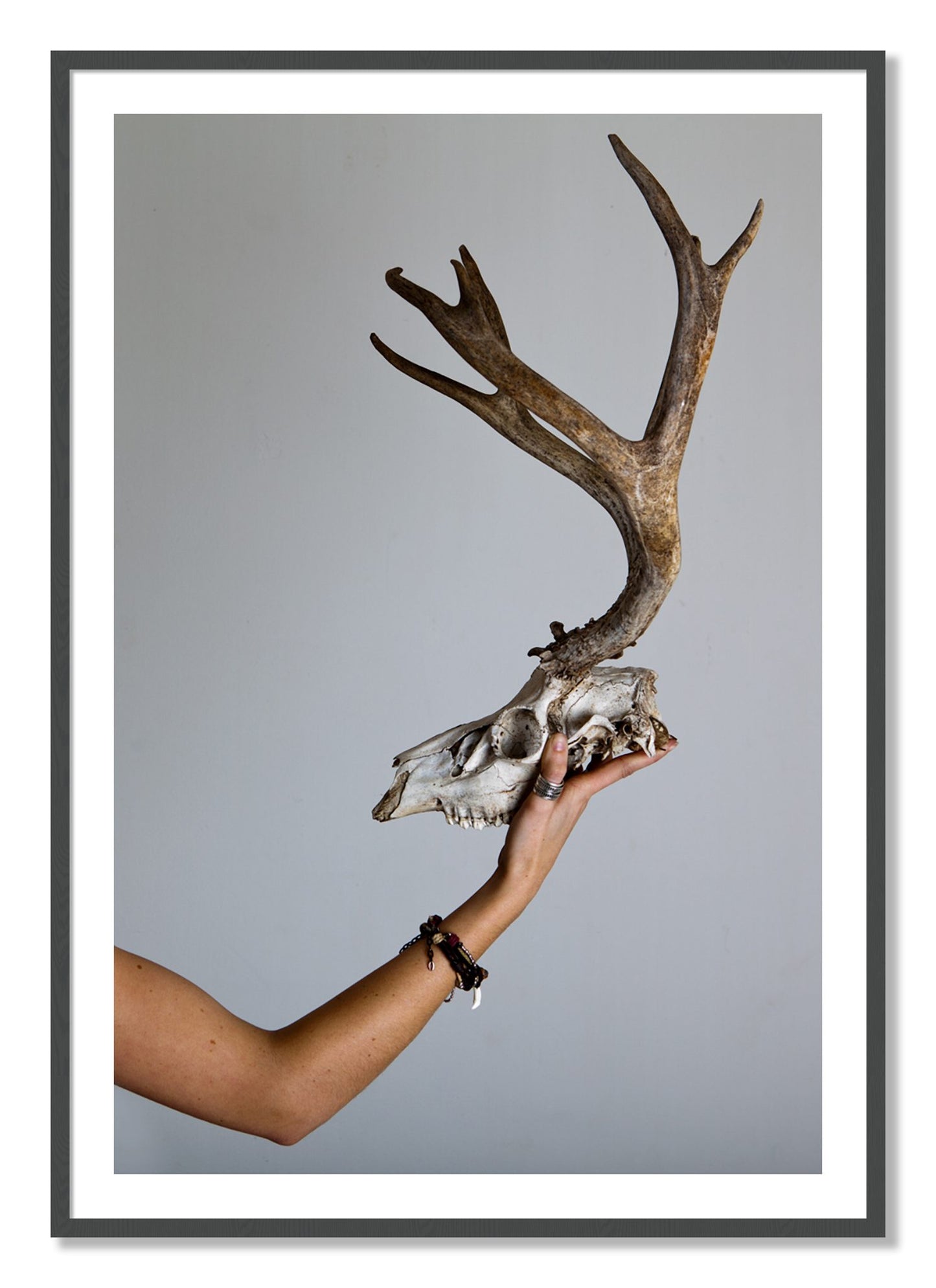 Framed photograph of First Kill by Dylan Ozanich, Grey frame, Borders