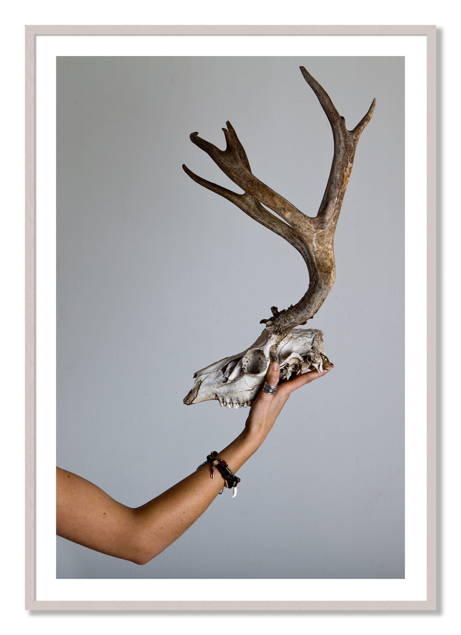 Framed photograph of First Kill by Dylan Ozanich, White Maple frame, Borders
