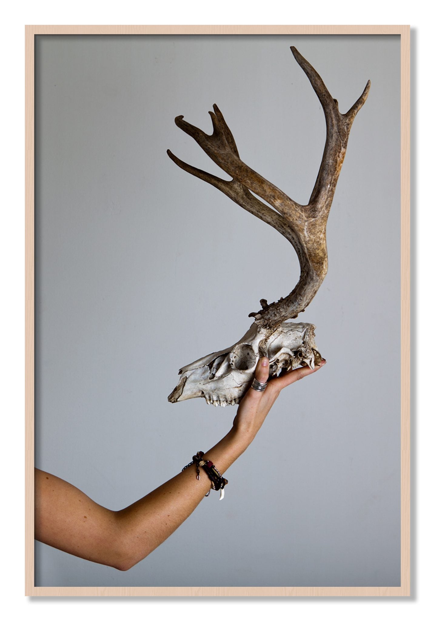Framed photograph of First Kill by Dylan Ozanich, Maple frame, Full Bleed