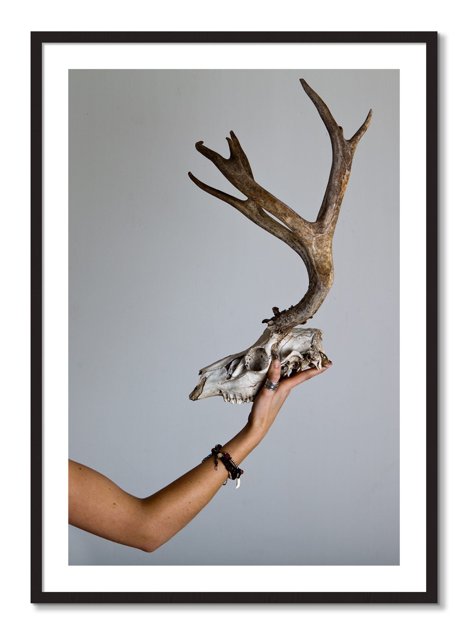 Framed photograph of First Kill by Dylan Ozanich, Black Walnut frame, Borders