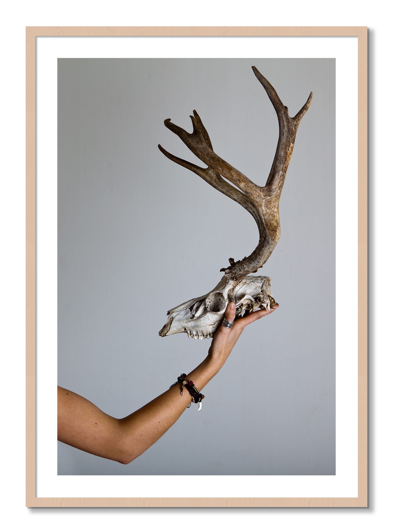Framed photograph of First Kill by Dylan Ozanich, Maple frame, Borders