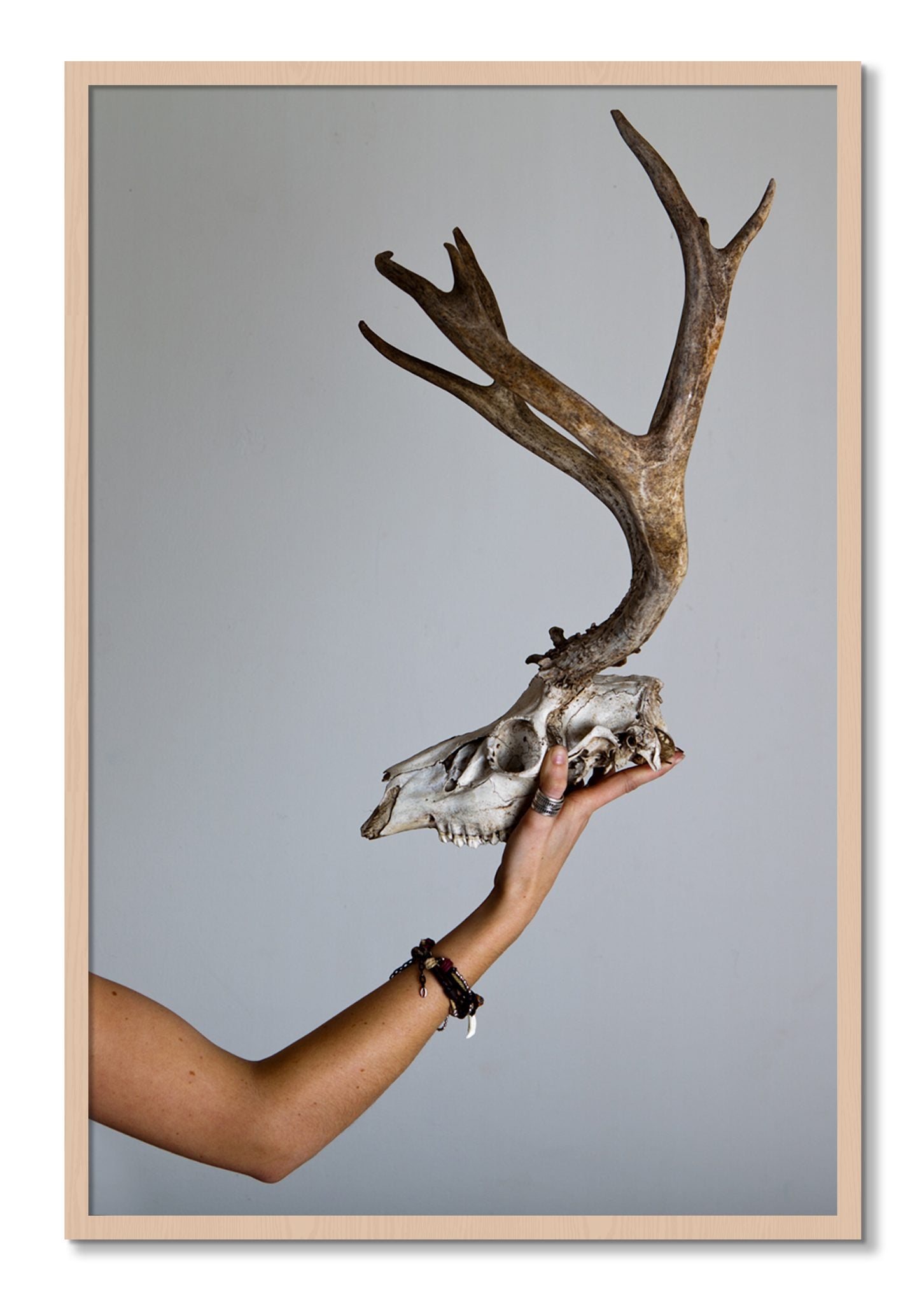 Framed photograph of First Kill by Dylan Ozanich, Maple frame, Full Bleed