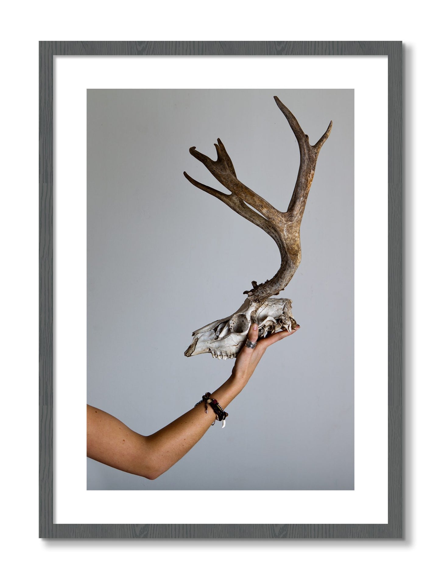 Framed photograph of First Kill by Dylan Ozanich, Grey frame, Borders