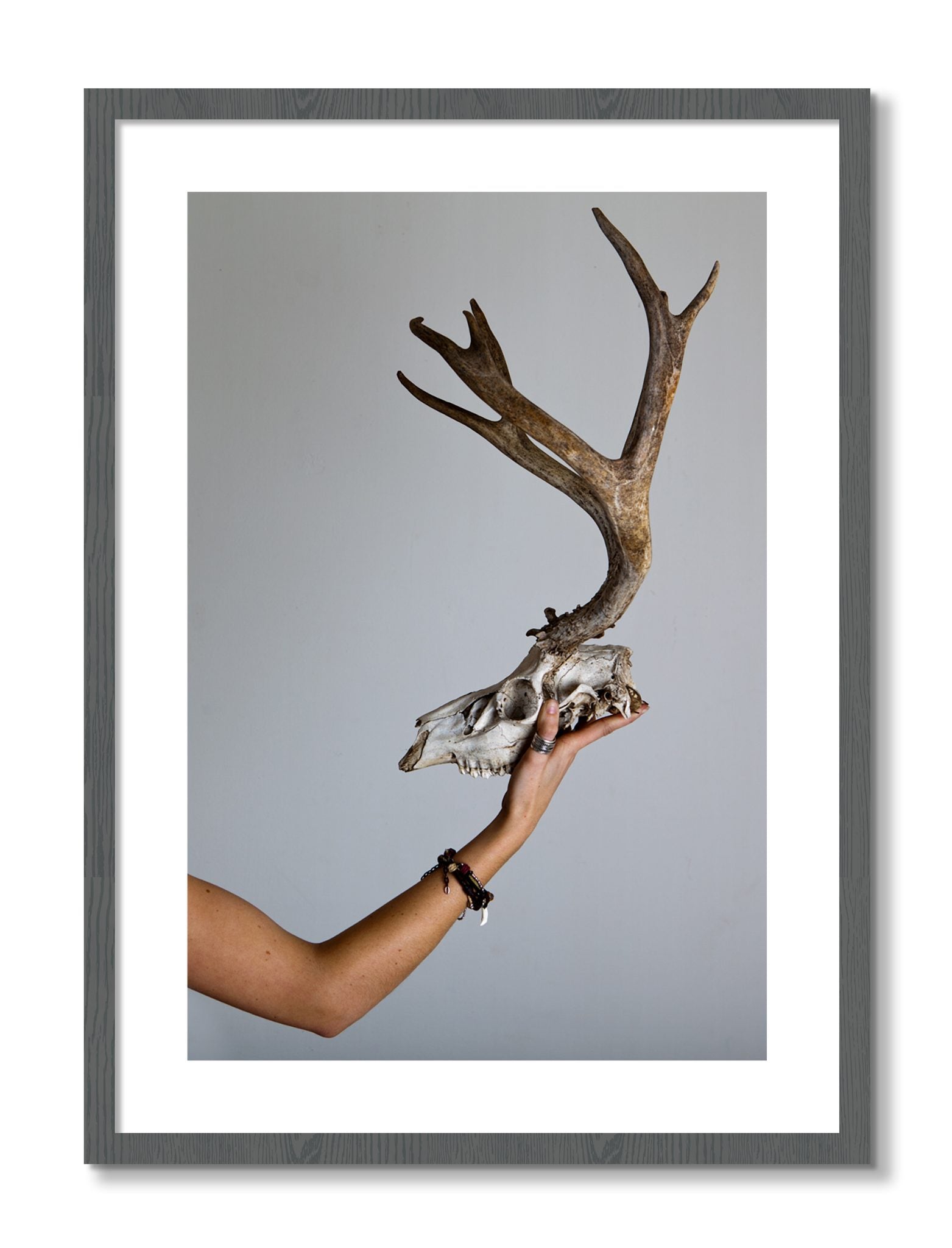 Framed photograph of First Kill by Dylan Ozanich, Grey frame, Borders