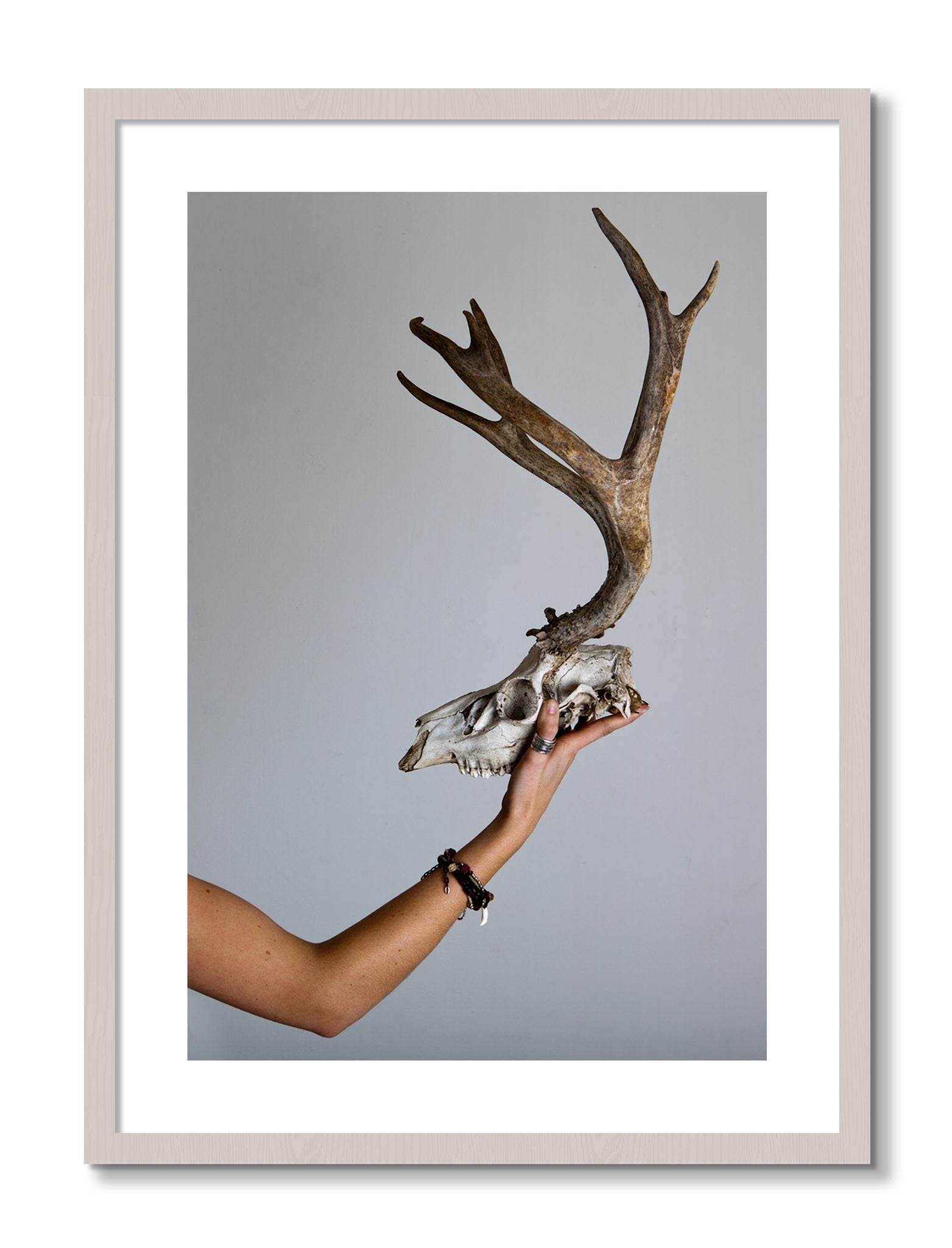 Framed photograph of First Kill by Dylan Ozanich, White Maple frame, Borders