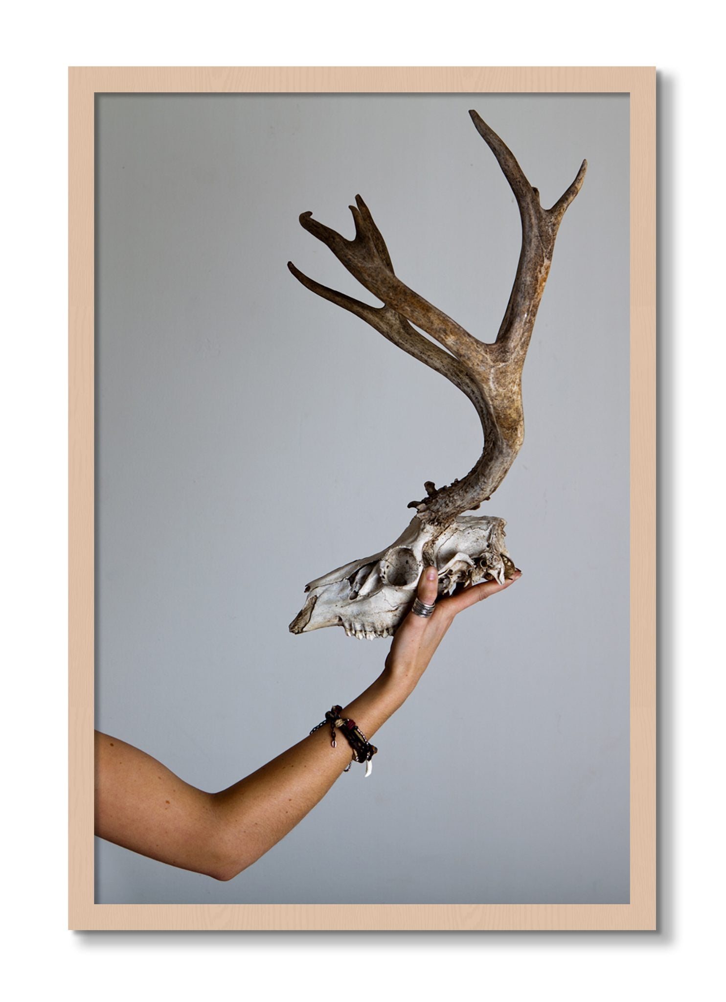 Framed photograph of First Kill by Dylan Ozanich, Maple frame, Full Bleed