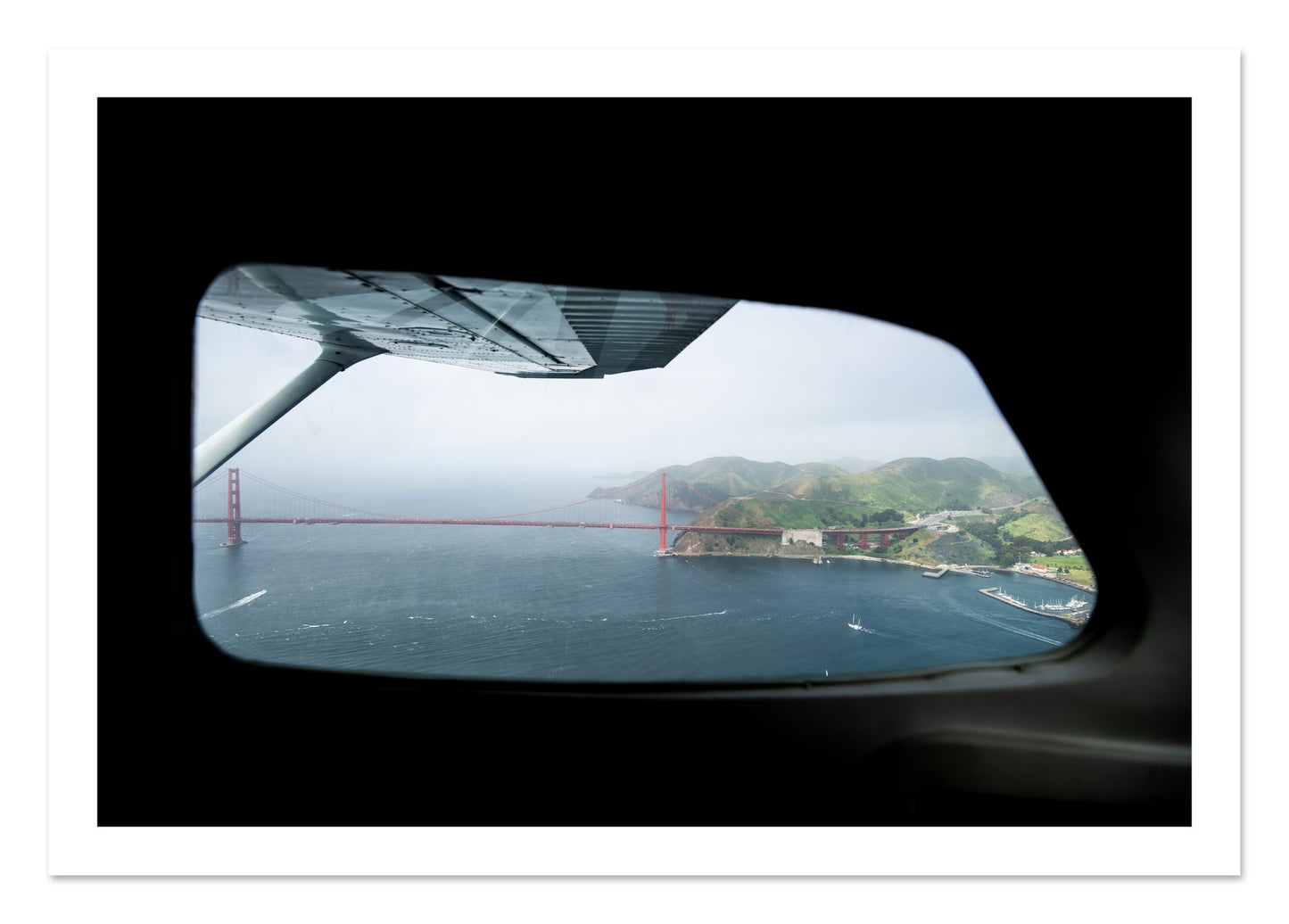 Fine art print of Flying Over The Gate by Dylan Ozanich, unframed