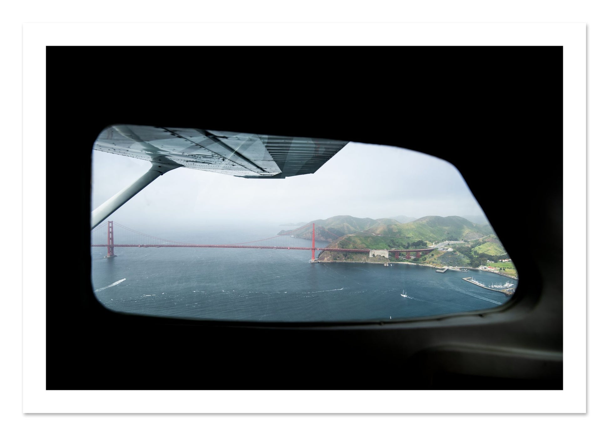 Fine art print of Flying Over The Gate by Dylan Ozanich, unframed