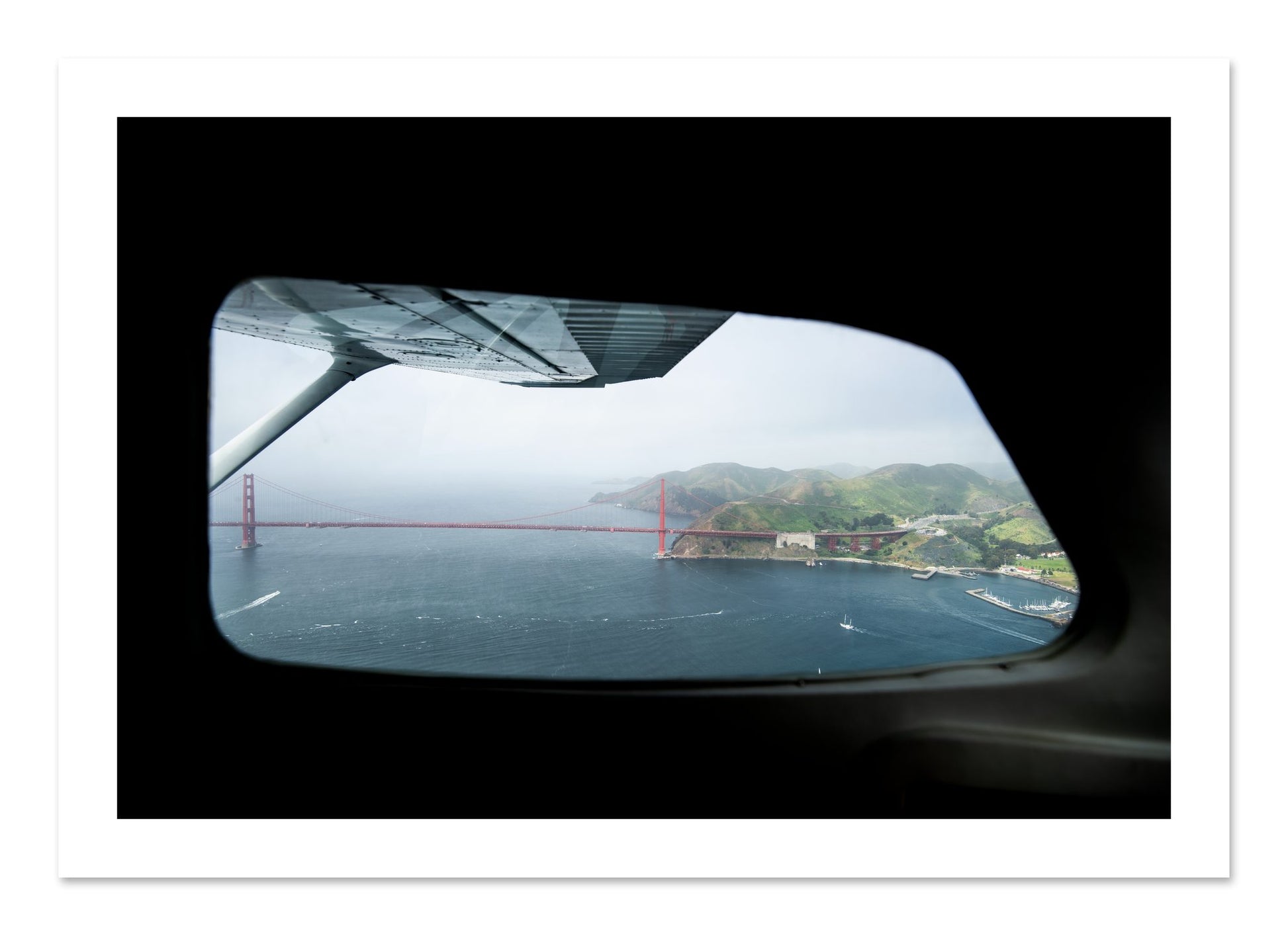 Fine art print of Flying Over The Gate by Dylan Ozanich, unframed