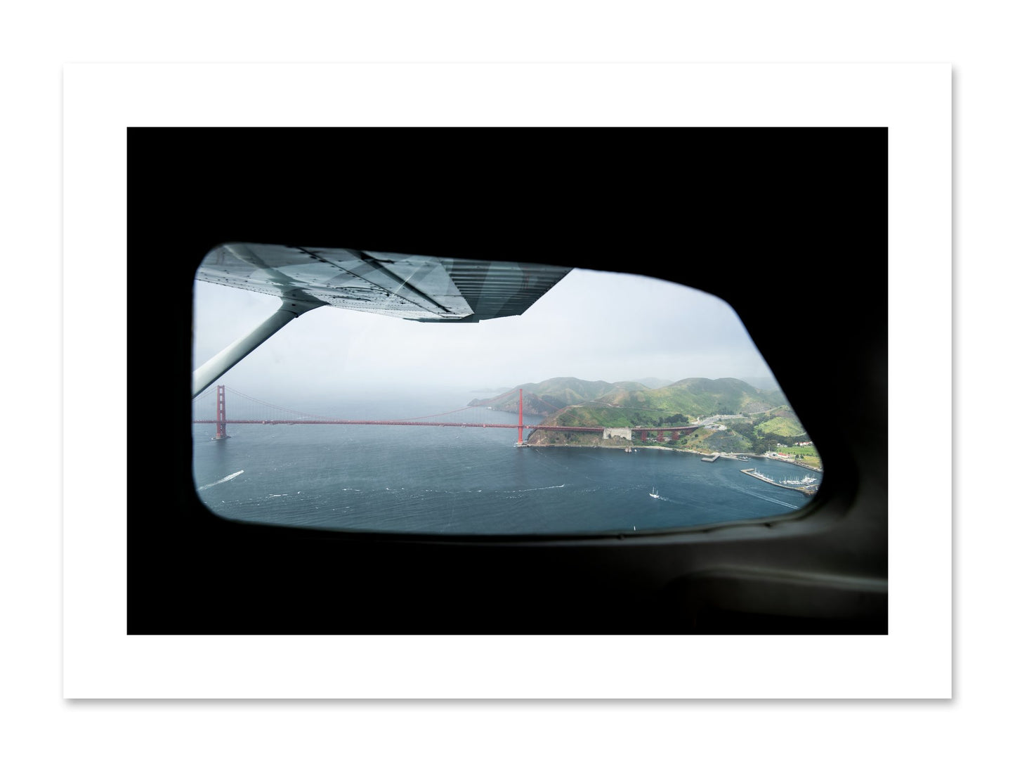 Fine art print of Flying Over The Gate by Dylan Ozanich, unframed