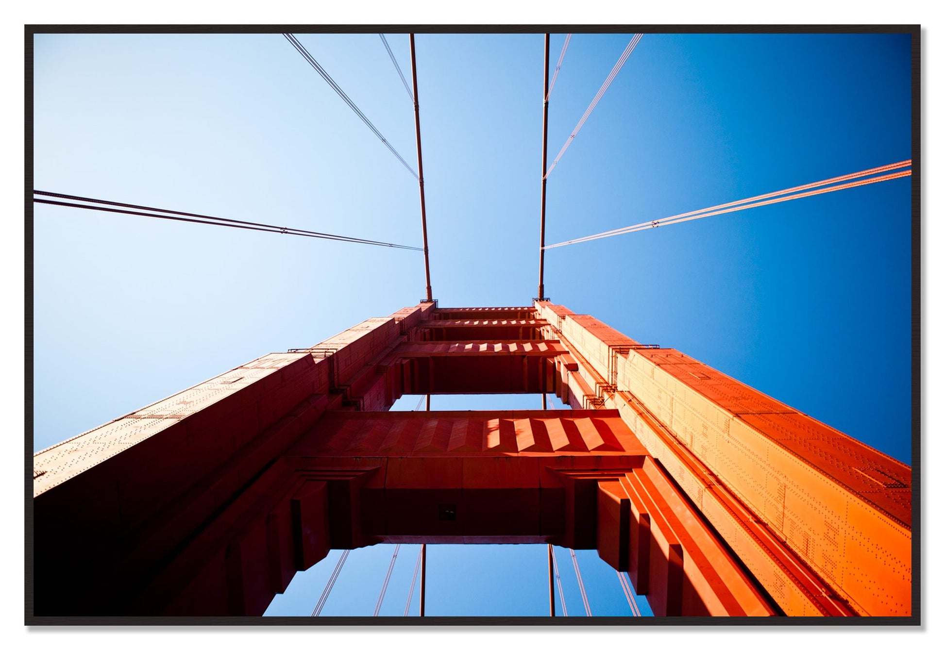 Gate by Dylan Ozanich, 48×72 Full Bleed Print in a Black Walnut frame