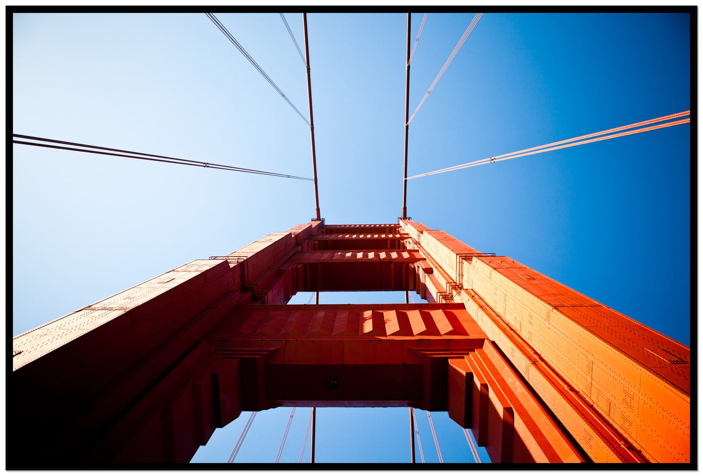 Gate by Dylan Ozanich, 48×72 Full Bleed Print in a Black frame
