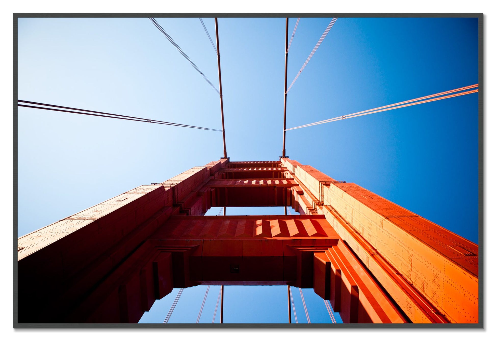 Gate by Dylan Ozanich, 48×72 Full Bleed Print in a Grey frame