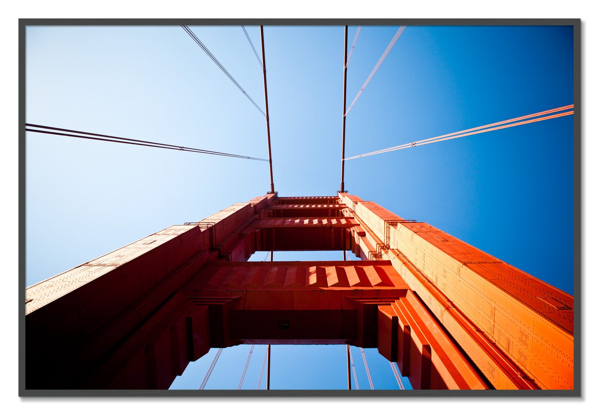 Framed photograph of Gate by Dylan Ozanich, Grey frame, Full Bleed