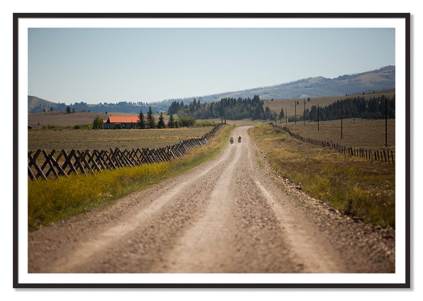 Get Lost by Dylan Ozanich, 48×72 print with a White Border in a Black Walnut frame