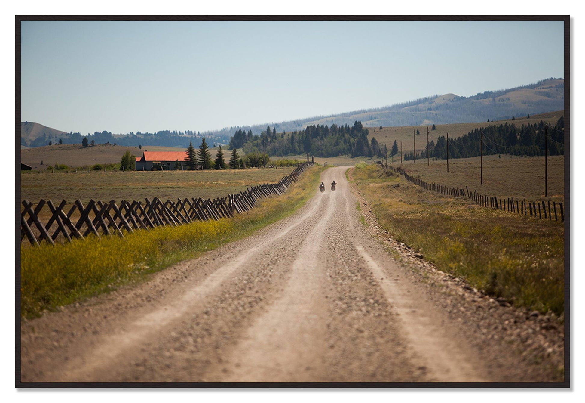 Get Lost by Dylan Ozanich, 48×72 Full Bleed Print in a Black Walnut frame