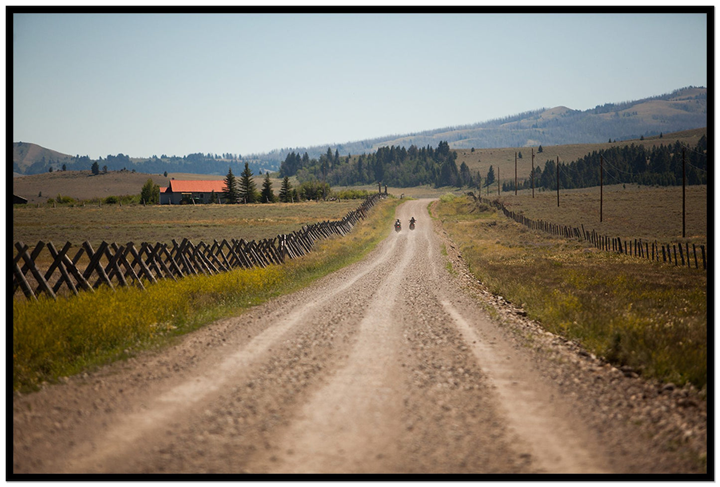 Get Lost by Dylan Ozanich, 48×72 Full Bleed Print in a Black frame