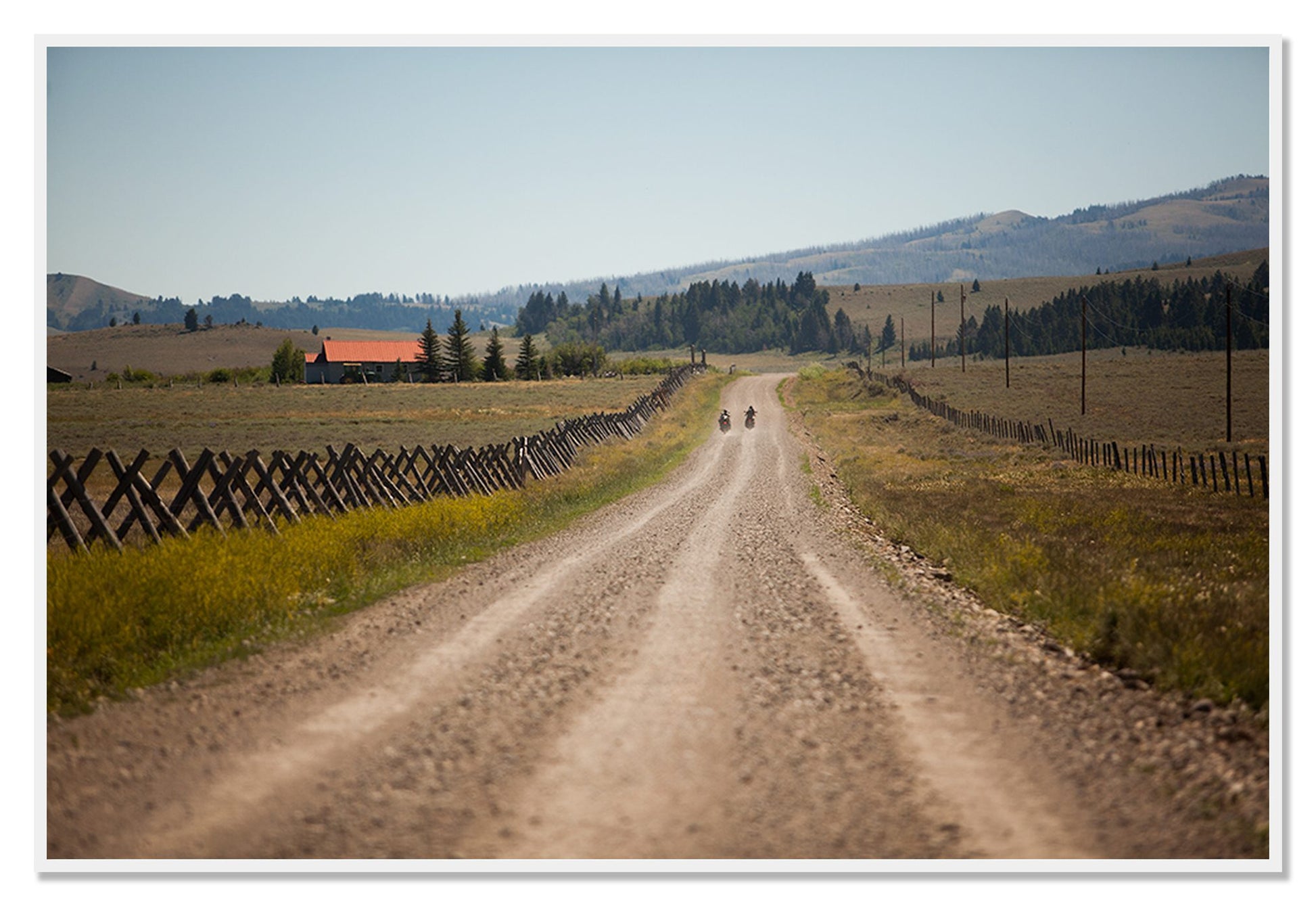 Get Lost by Dylan Ozanich, 48×72 Full Bleed Print in a White frame