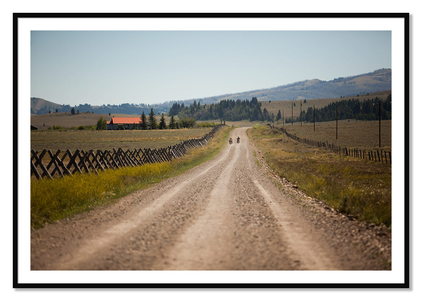 Framed photograph of Get Lost by Dylan Ozanich, Black frame, Borders