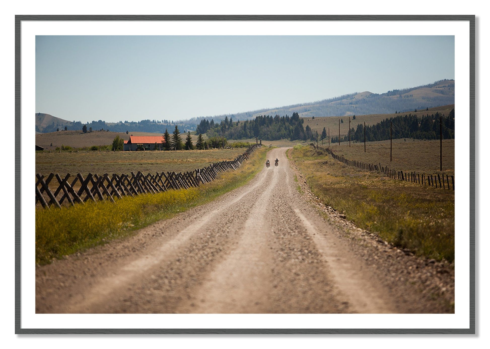 Framed photograph of Get Lost by Dylan Ozanich, Grey frame, Borders