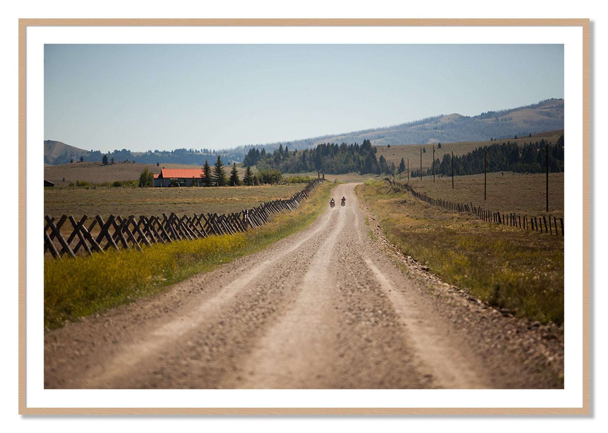 Framed photograph of Get Lost by Dylan Ozanich, Oak frame, Borders