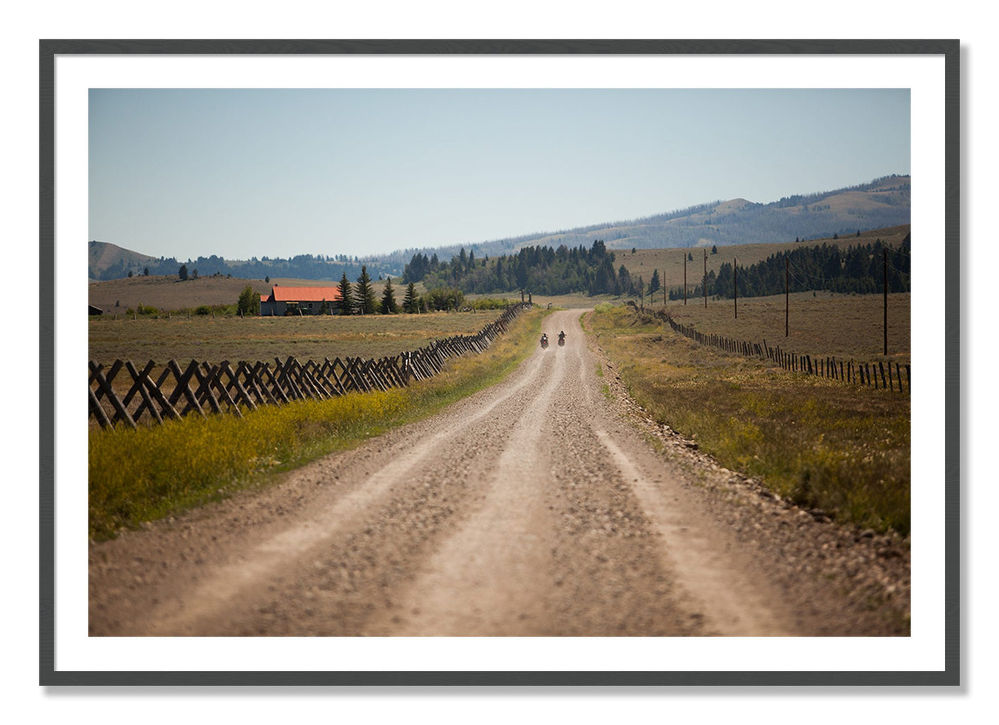 Framed photograph of Get Lost by Dylan Ozanich, Grey frame, Borders