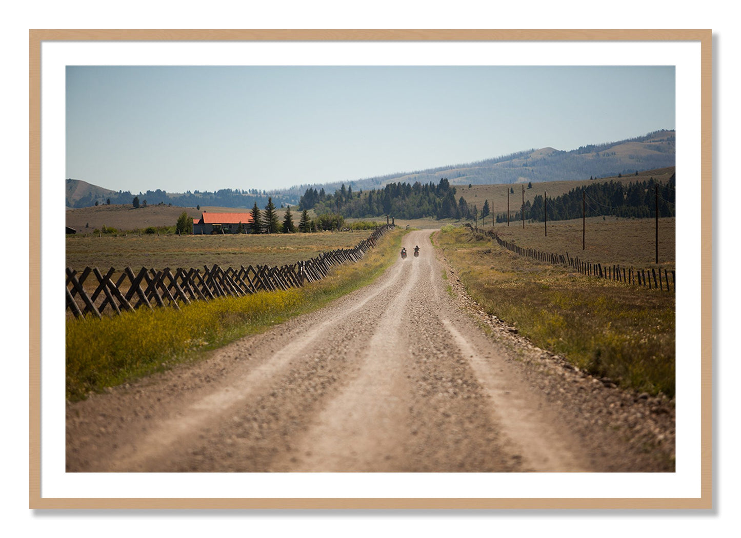 Framed photograph of Get Lost by Dylan Ozanich, Oak frame, Borders