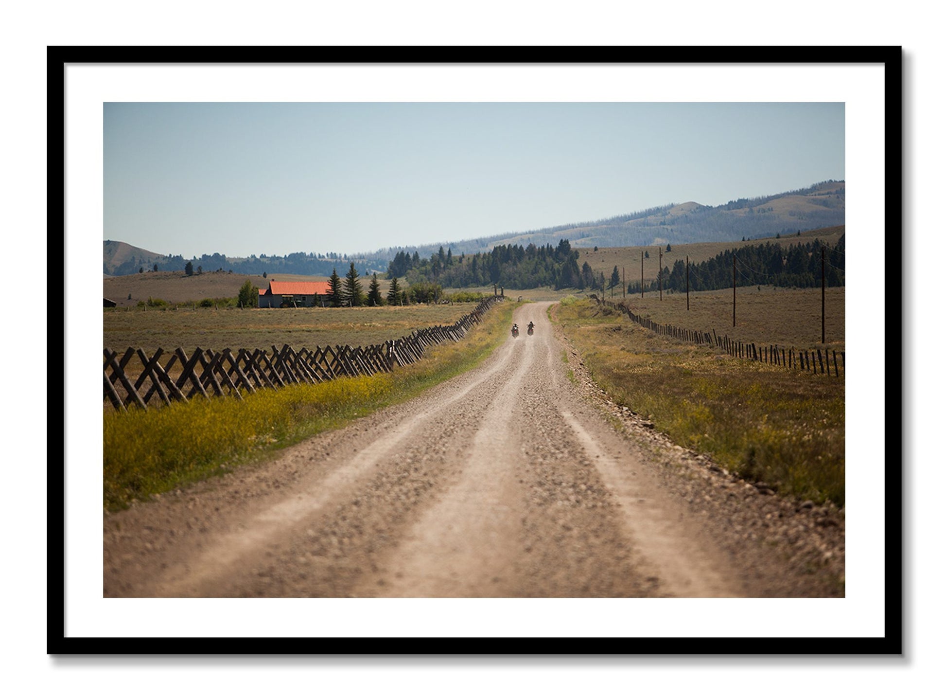 Framed photograph of Get Lost by Dylan Ozanich, Black frame, Borders